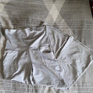 aerie the hugger foldover flare leggings